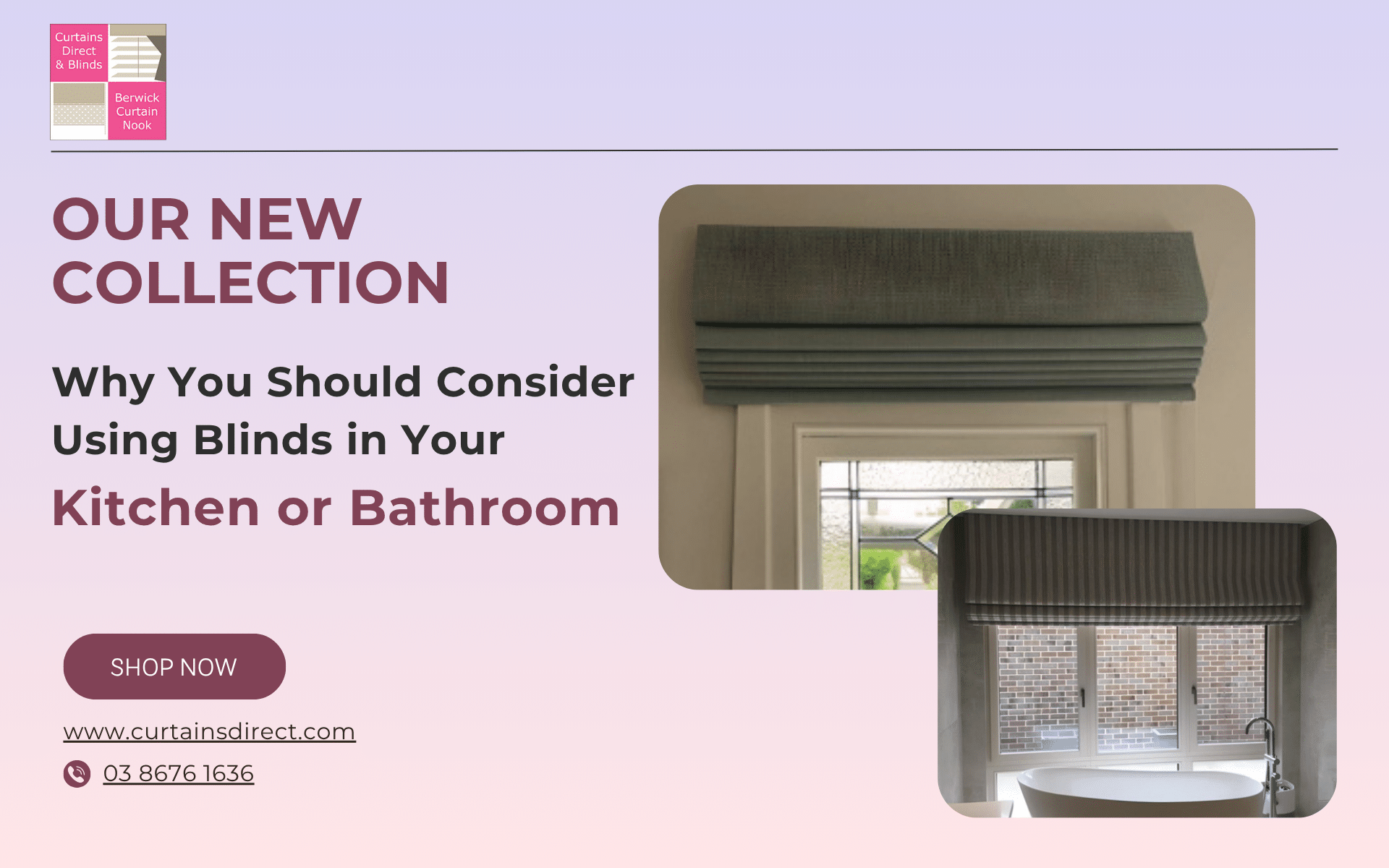 Why Should You Consider Using Blinds In Your Kitchen Or Bathroom?