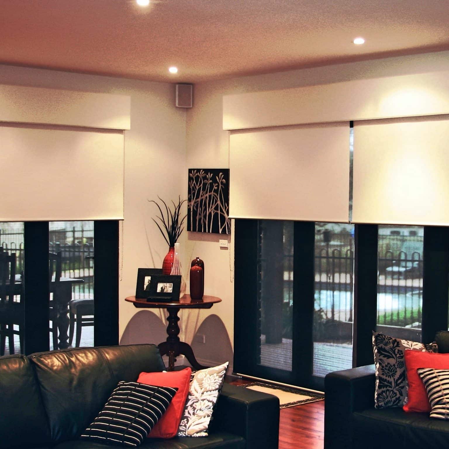sheer curtain blinds