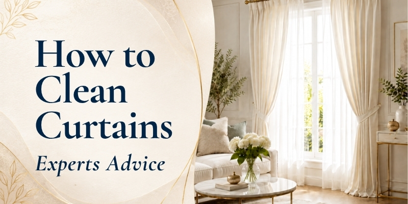 How to Clean Curtains – Experts Advice